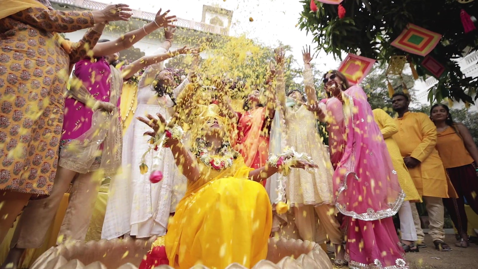 Wedding celebration and event decor at Khandwa Haveli, Jaipur
